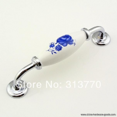 128mm ceramic bedroom furniture handles and knobs shoe kids dresser pulls handle [Door knobs|pulls-1721]