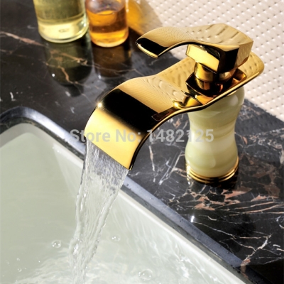 2014 new design single lever luxury brass basin faucets [basin-faucet-4]