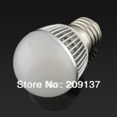 3*3w 9w e27 led bulb dimmable energy saving lamp light white\\warm light 85v-260v ce rohs [led-bulb-4521]
