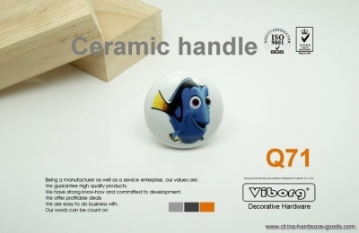 (4 pieces/lot) 38mm viborg ceramic drawer knobs & cabinet handles &drawer pulls & cabinet pulls, q71