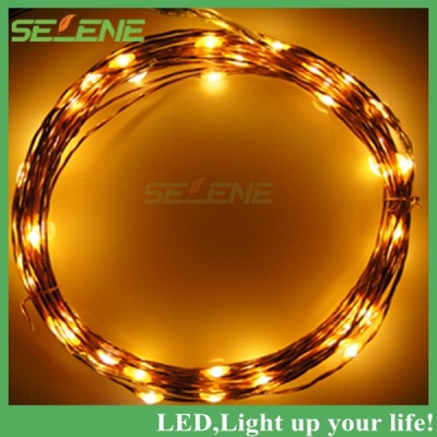 50pcs by christmas copper wire 5m 50led with dc fairy lights 12v led string light new year wedding decoration christmas light