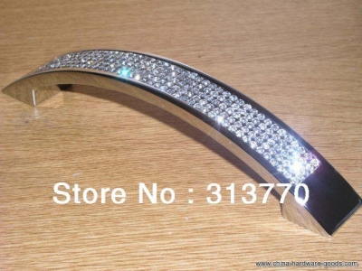 64mm chrome color 2014 new style k9 crystal glass drawer cabinet handle