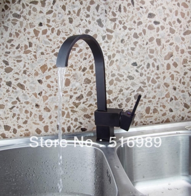 black oil swivel kitchen sink faucet mixer basin tap hejia96