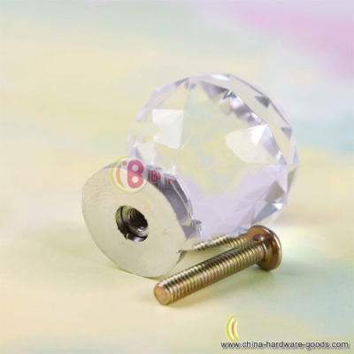 chinatrade best choice 4pcs 30mm crystal cupboard drawer cabinet knob diamond shape pull handle #06 attractive for design [Door knobs|pulls-2911]