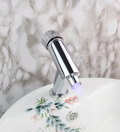 e_pak 8035/7 newly chrome finish led bathroom/kitchen basin sink mixer tap faucet