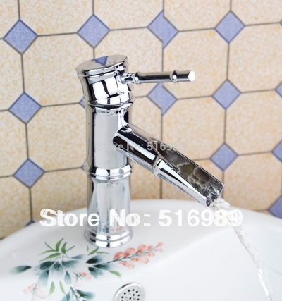 e-pak faucet waterfall mixer chrome tap 4 basin bathroom k03 [worldwide-free-shipping-9850]