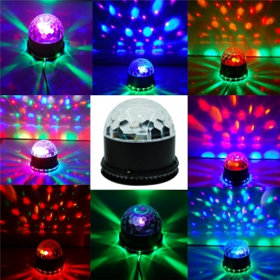 eyourlife led 3*3w channel dmx512 control digital led dj rgb crystal magic ball effect light dmx disco dj stage lighting