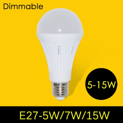 high power dimmable led lamps e27 5w 7w 15w ac200v - 240v led ball bulb ultra bright lustres chandelier pendant light 10pcs [hight-quality-ball-bulb-3949]
