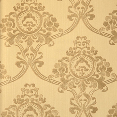 lf-77708 10m roll romantic floral around beige damask bedroom wallpaper [wallpaper-9242]