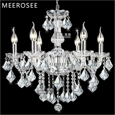 modern crystal chandelier lights glass chandelier lamp cristal pendants e14/e12 light holder lusters 110-220v light fixtures [glass-chandeliers-3617]