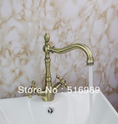 new design swivel 360 spra durable anti-brass bathroom and kitchen tap faucet mixer sam186 [antique-brass-1212]