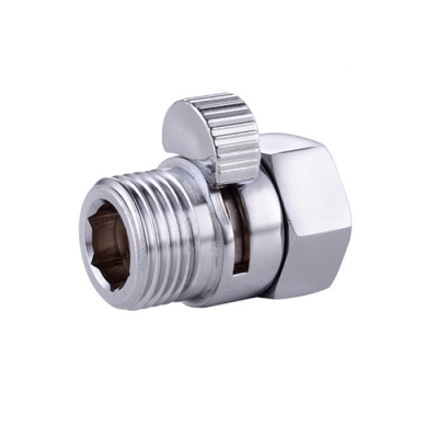 shower pressue valve solid brass water control valve shut off valve for bidet sprayer or shower head [bathroom-accessory-1533]