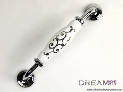 128mm europen standard ceramic drawer handle,handles for furniture ceramic, handle ceramic [Door knobs|pulls-1500]