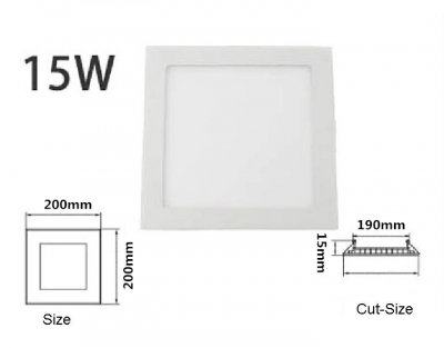15w led panel lights 1500lm warm white square suspended smd led ceiling spot panels lighting bulb [led-panel-lights-5851]