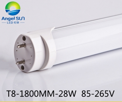 25pcs/lot smd2835 t8 led tube 1800mm 1.8m 180cm 6ft 28w g13 constant current compatible with inductive ballast [6ft-1-8m-28w-964]