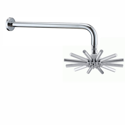 8" inch sun styly brass chrome head shower with copper arm top shower th333 [shower-faucet-8337]