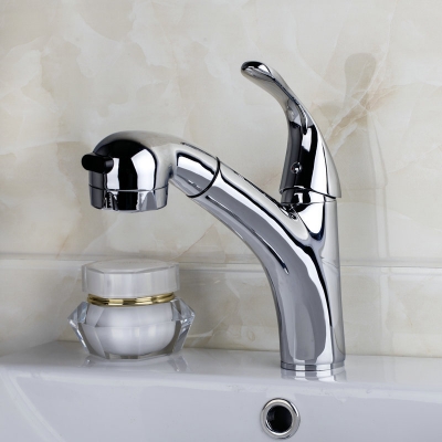 92418/78 single handle polished chrome finished deck mounted bathroom faucet basin sink tap mixer [bathroom-mixer-faucet-1621]