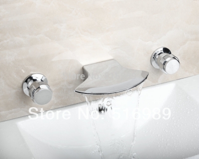best price and durable hatchet shape wall mounted 3 pcs chrome bathtub faucet set 23q