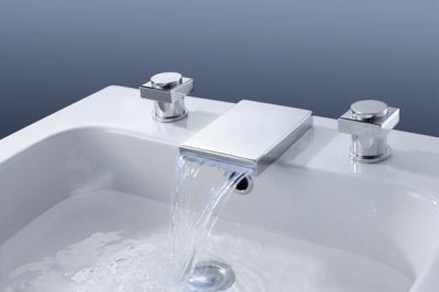 copper sink chrome widespread dual handle bathroom faucet mixer water tap torneira banheiro grifo torneira chiveiro cozinha [deck-mounted-basin-faucets-2895]