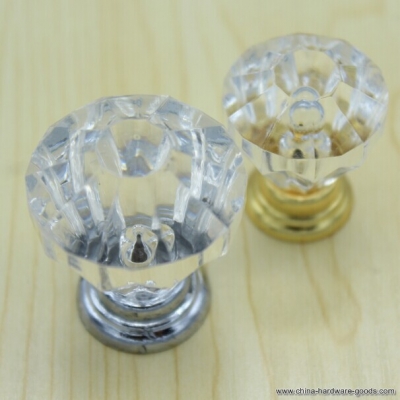 diameter 25mm clear crystal drawer knobs, kichen cbinet handles dresser wardrobe bedside table pulls knobs sj01