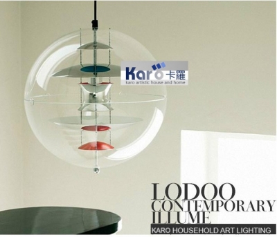 modern contemporary pendant light italy vp globe suspension denmark gu10 lamp for lighting designed by verner panton lightting [pendant-lamp-7934]