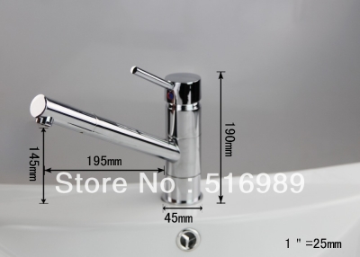 swivel spout spray chrome kitchen sink mono mixer faucet tap mixer tap mak101 [bathroom-mixer-faucet-1989]