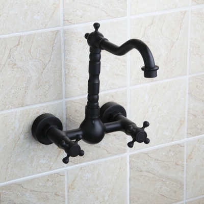 tall oil rubbed black bronze spout swivel vessel bathtub torneira wall mounted 97113 bathroom wash basin sink tap mixer faucet