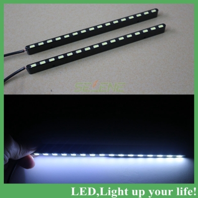 ultra bright 16w 5630smd 16led aluminum parts daytime running light day time lights led car drl driving lamp 2pcs/lot