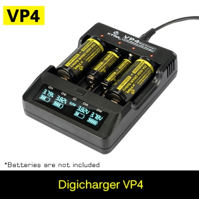 xtar vp4 universal charger lcd display battery charger fit li-ion/lifep04/ni-mh/ni-cd smart batteries charging [usb-chargers-8955]