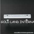 128mm pure brass k9 crystal glass brush finish cabinet door drawer knob & handle
