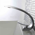 2014 new arrival patent design brass faucet basin in chrome