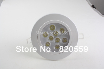 4pieces/lot whole ultra bright 9w 810lms natural white warm white led ceiling light 85-265v