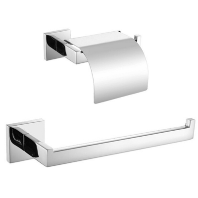 bathroom set 304 satinless steel bathroom mirror hardware set toilet paper holder towel ring sm023b-1