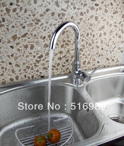 classic single handle high arc kitchen sink faucet with swivel spout tap tree788