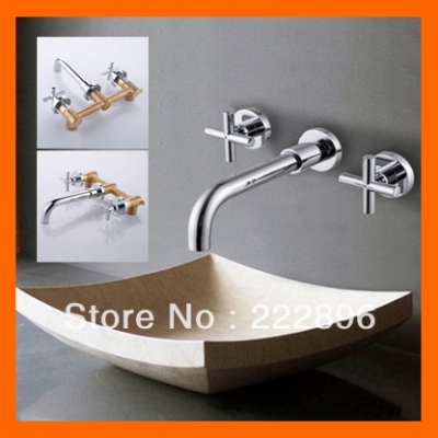 copper sink chrome bathroom faucet widespread bathroom faucet mixer wall-in tap torneira banheiro torneiras