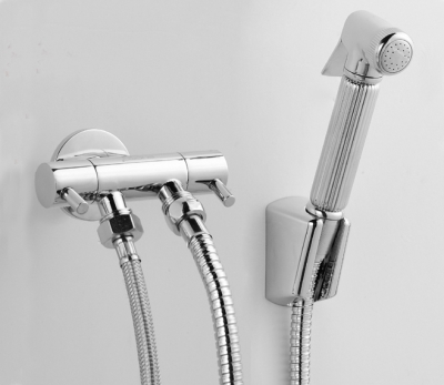 copper toilet bidet spray gun small shower nozzle set two-site angle valve bidet faucet bd209 [bidet-faucet-2147]