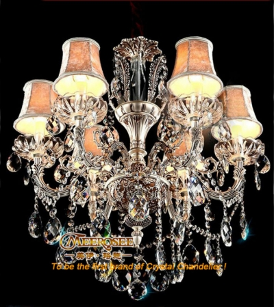 crystal chandelier light fixture md8596-l6 d600mm h600mm