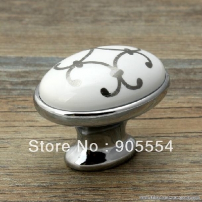 d41xh30mm ceramics furniture knob kitchen cabinets knobs dresser drawer knob [Door knobs|pulls-2240]