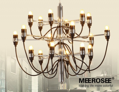 designer gino sarfatti chandelier light 18 bulbs lamp residential dinning lighting fixtures for pendant