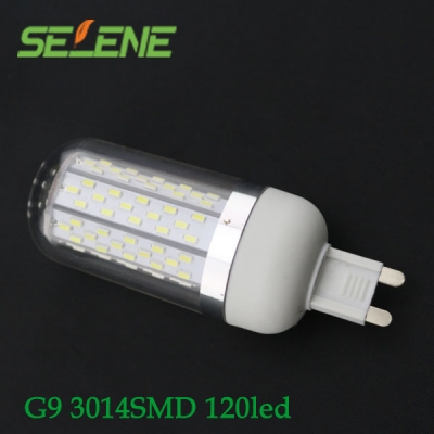 g9 12w 120leds 3014 smd 1200lumen corn light bulb high lumen lamp ac85v-265v led bulbs corn light 2pcs/lot lamp led light