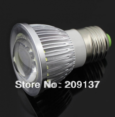 high power+ac85-265v ,500lm 5w dimmable/non-dimmable e27 cob led bulb lamp,warm white/white,drop [mr16-gu10-e27-e14-led-spotlight-7117]