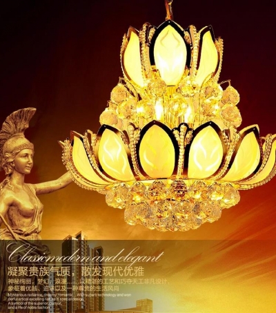modern crystal chandelier light fixture crystal light lustres for ceiling lamp dia 50cm [chandeliers-2308]