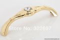 mzj631996 gold/puckering handle diamond crystal handle modern european style