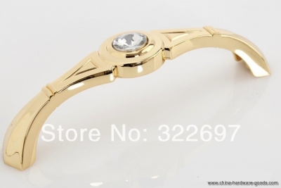 mzj631996 gold/puckering handle diamond crystal handle modern european style [Door knobs|pulls-868]