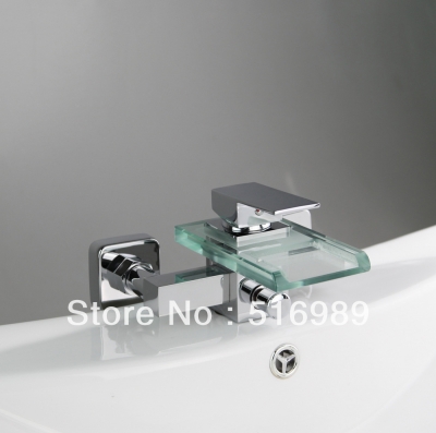 wall mount single handle chrome soild brass body+rainfall hand spray+shower hose bathtub sink torneira mixer tap faucet cp 14