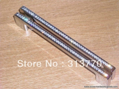 128mm chrome color k9 crystal glass furniture handle drawer handles cabinet handles [Door knobs|pulls-2107]