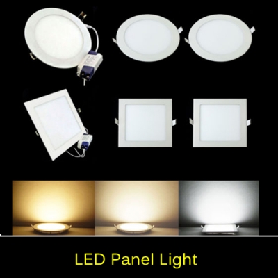 1pcs ultra thin design led panel light 3w 6w 9w 12w 15w 18w led surface ceiling recessed grid ceiling downlight 110v 220v