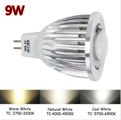 2015new ultra bright mr16 12v dimmable led cob spot light bulb 9w 6w 12w zm00406 [spot-lamp-428]