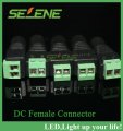 50pcs/lot cctv female dc power plug dc jack connector female for security camera system for led strip light