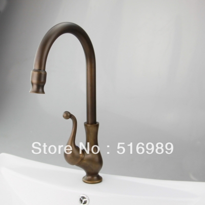 /cold water antique brass kitchen sink bathroom basin sink mixer tap brass faucet ls 0025 [antique-brass-1201]